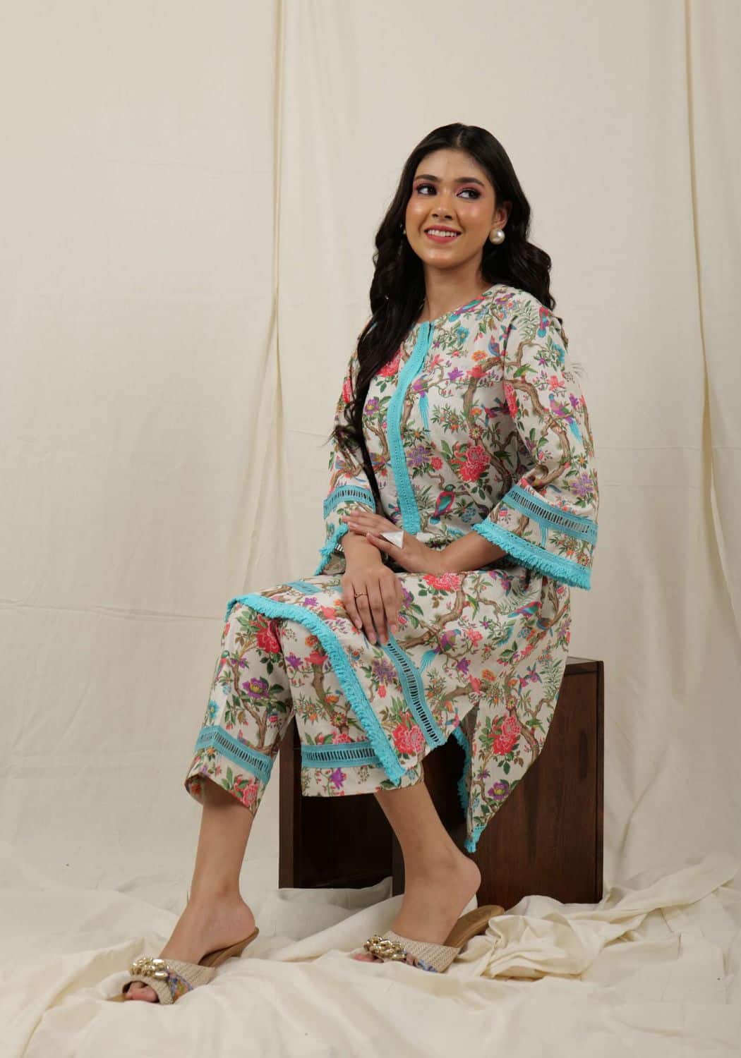 Botanical Garden Co-ord Kurta Set