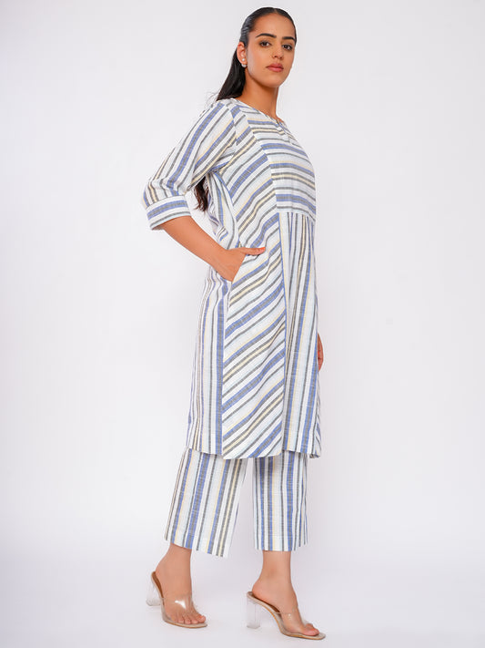 MYSTIC STRIPES KURTA SET