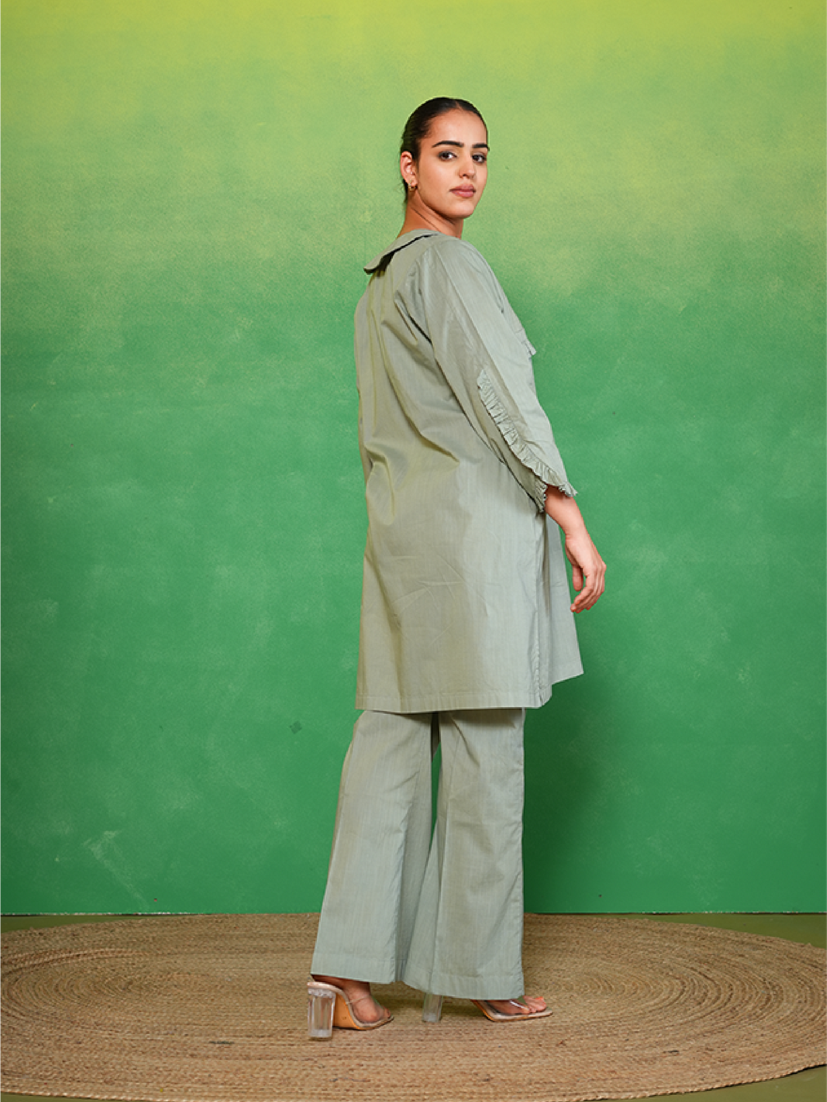 Pistachio Green Kurta Set