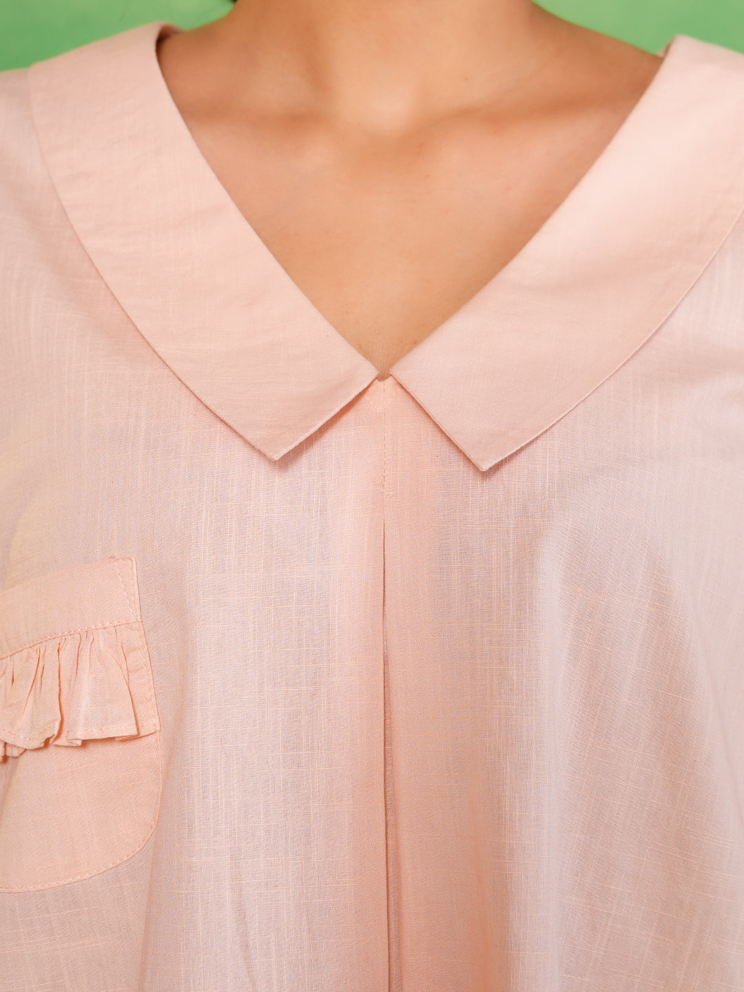 Blush Peach Kurta Set