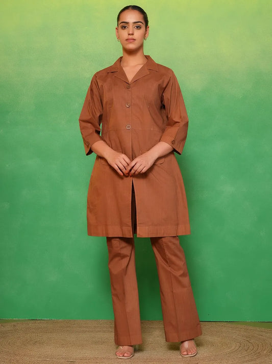 Mocha Charm Bellbottom Set