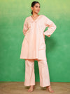 Blush Peach Kurta Set