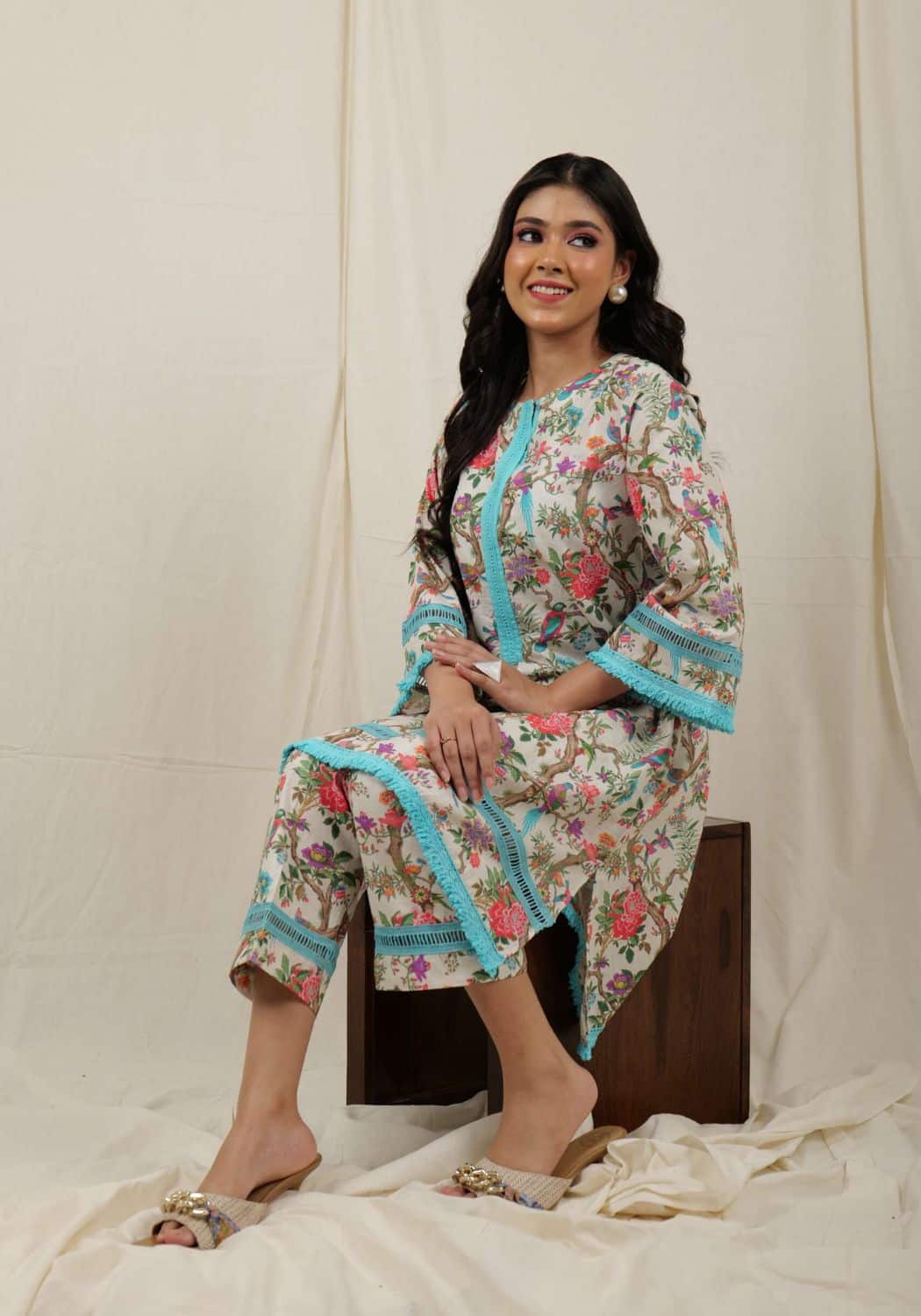 Botanical Garden Co-ord  Kurta Set