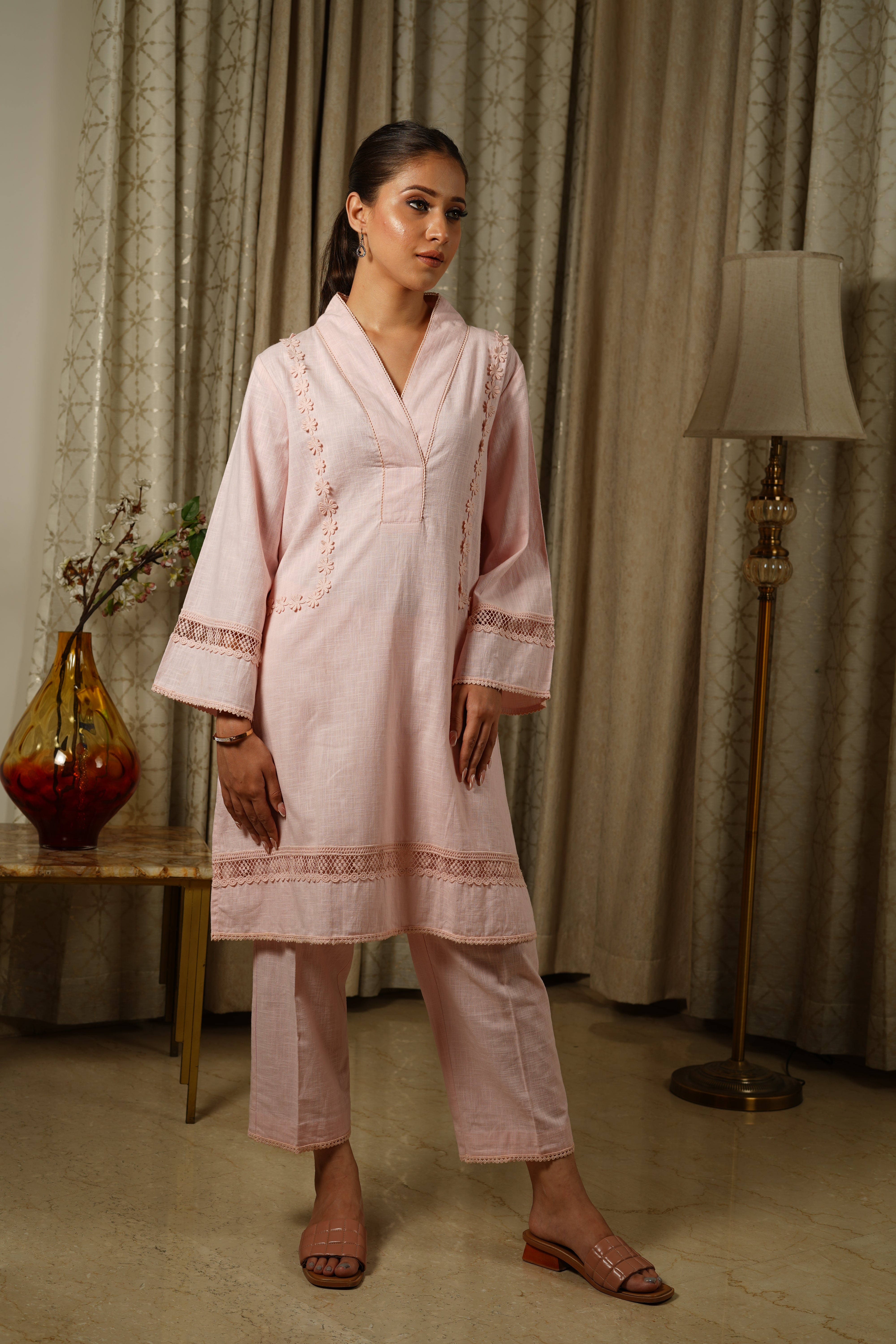 Rosy Glow Kurta Set