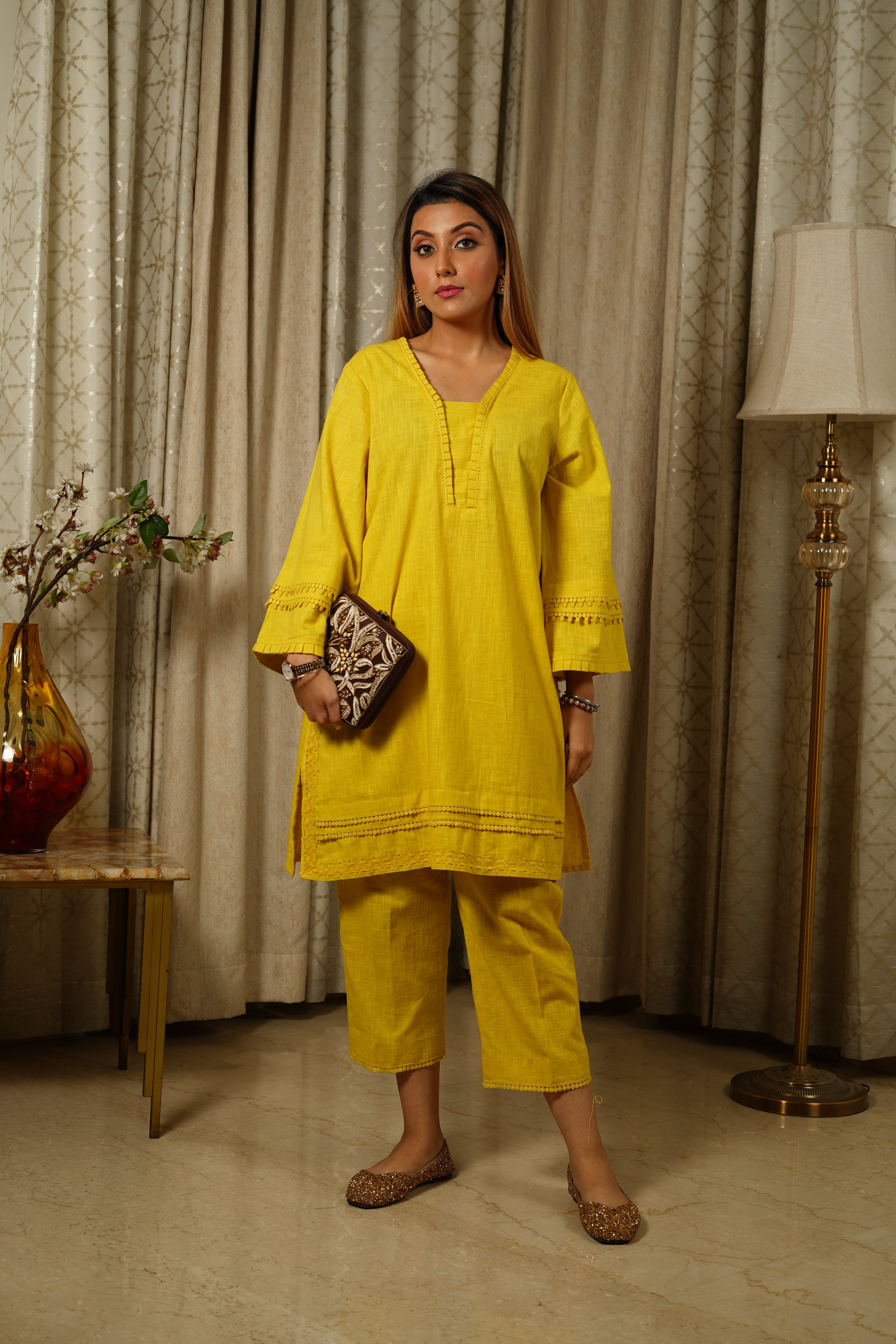 Sunshine Yellow Kurta Set