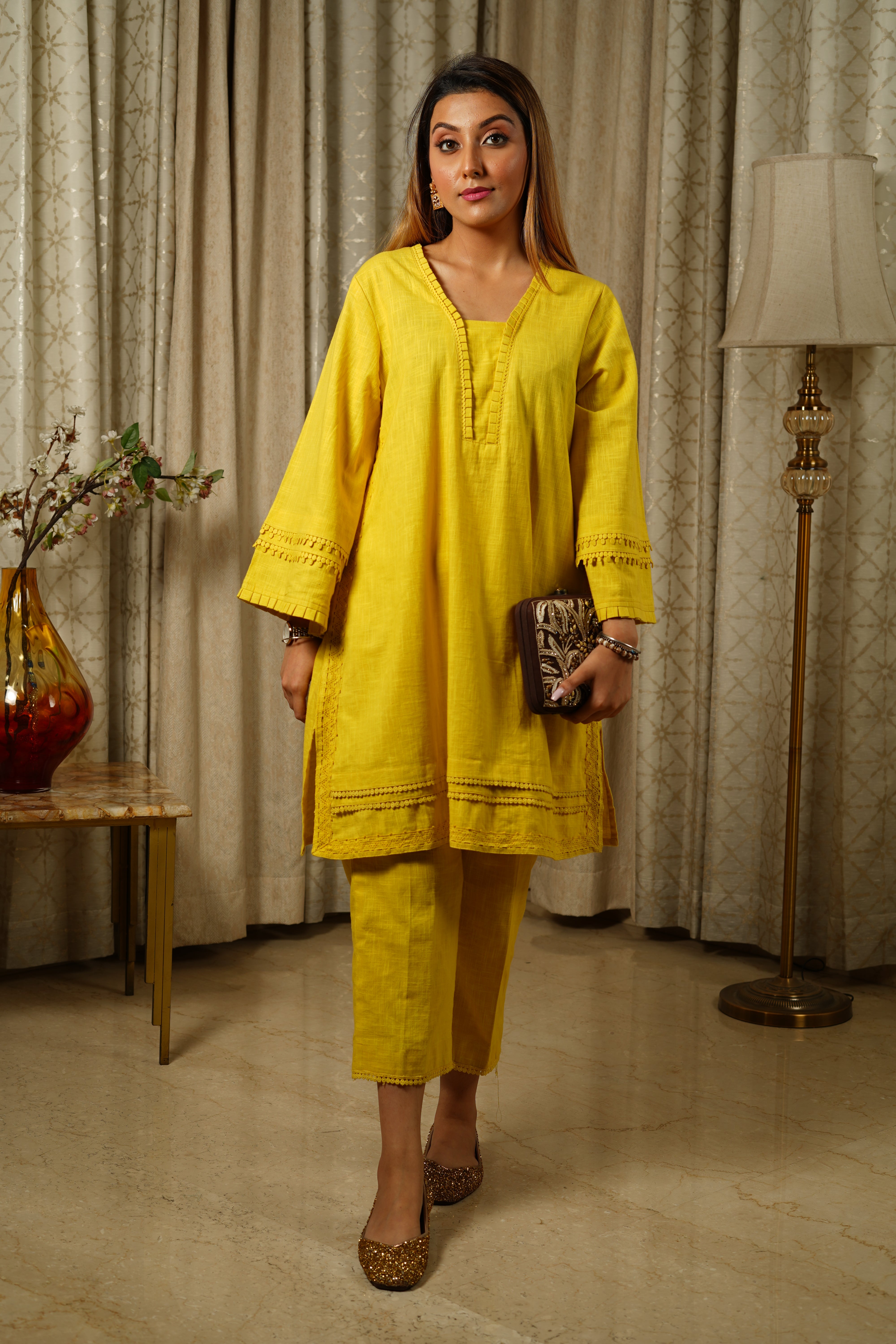 Sunshine Yellow Kurta Set