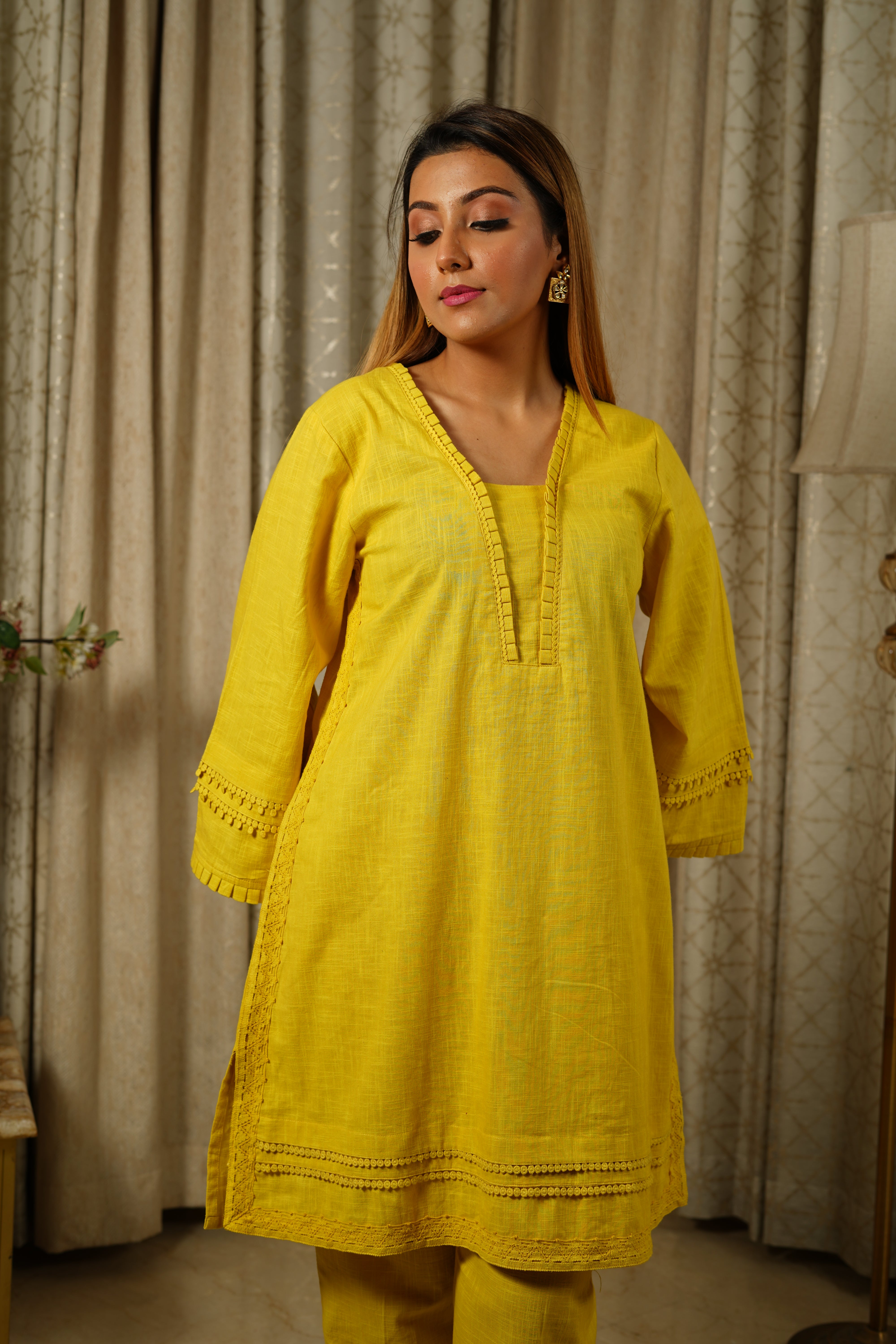 Sunshine Yellow Kurta Set