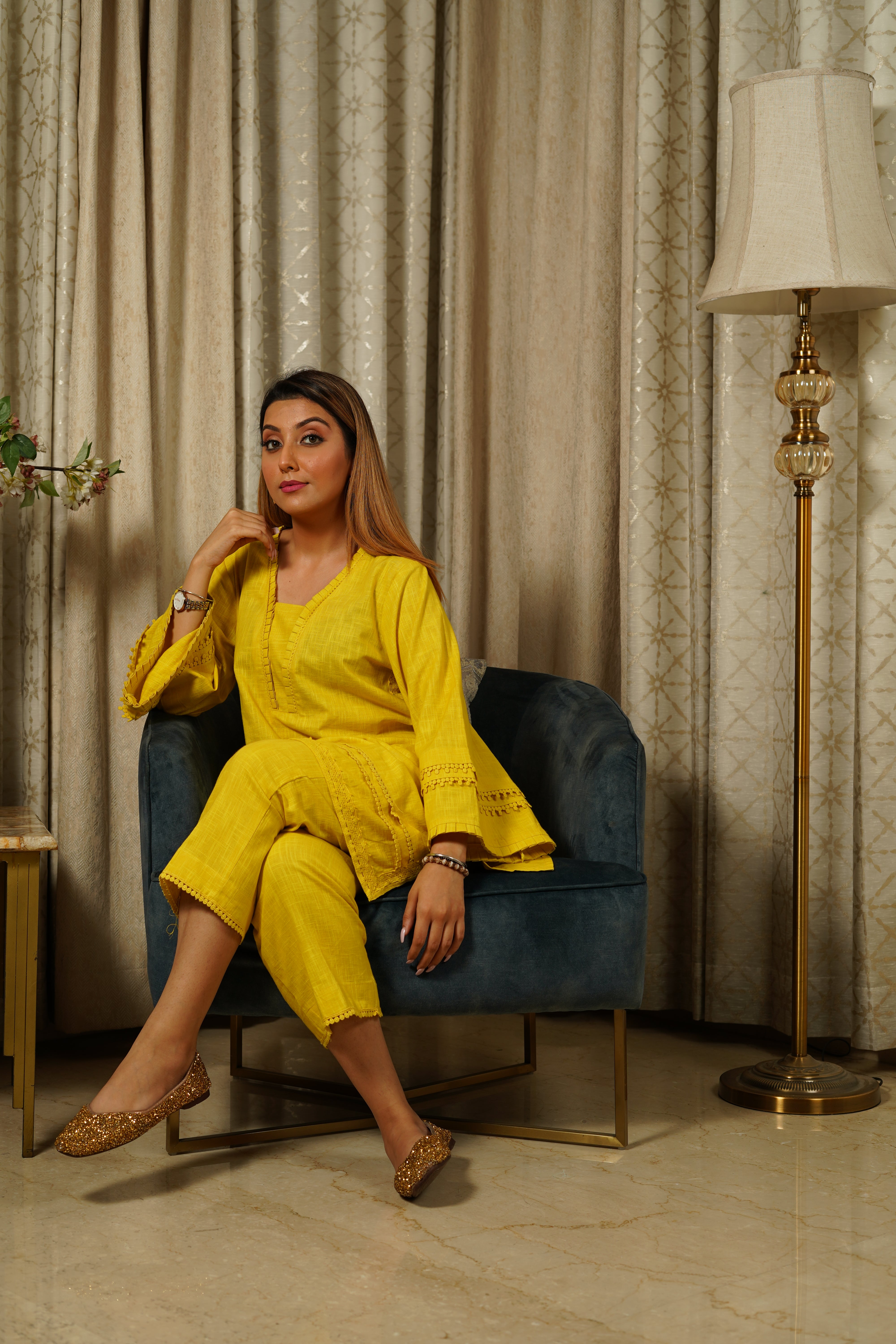 Sunshine Yellow Kurta Set