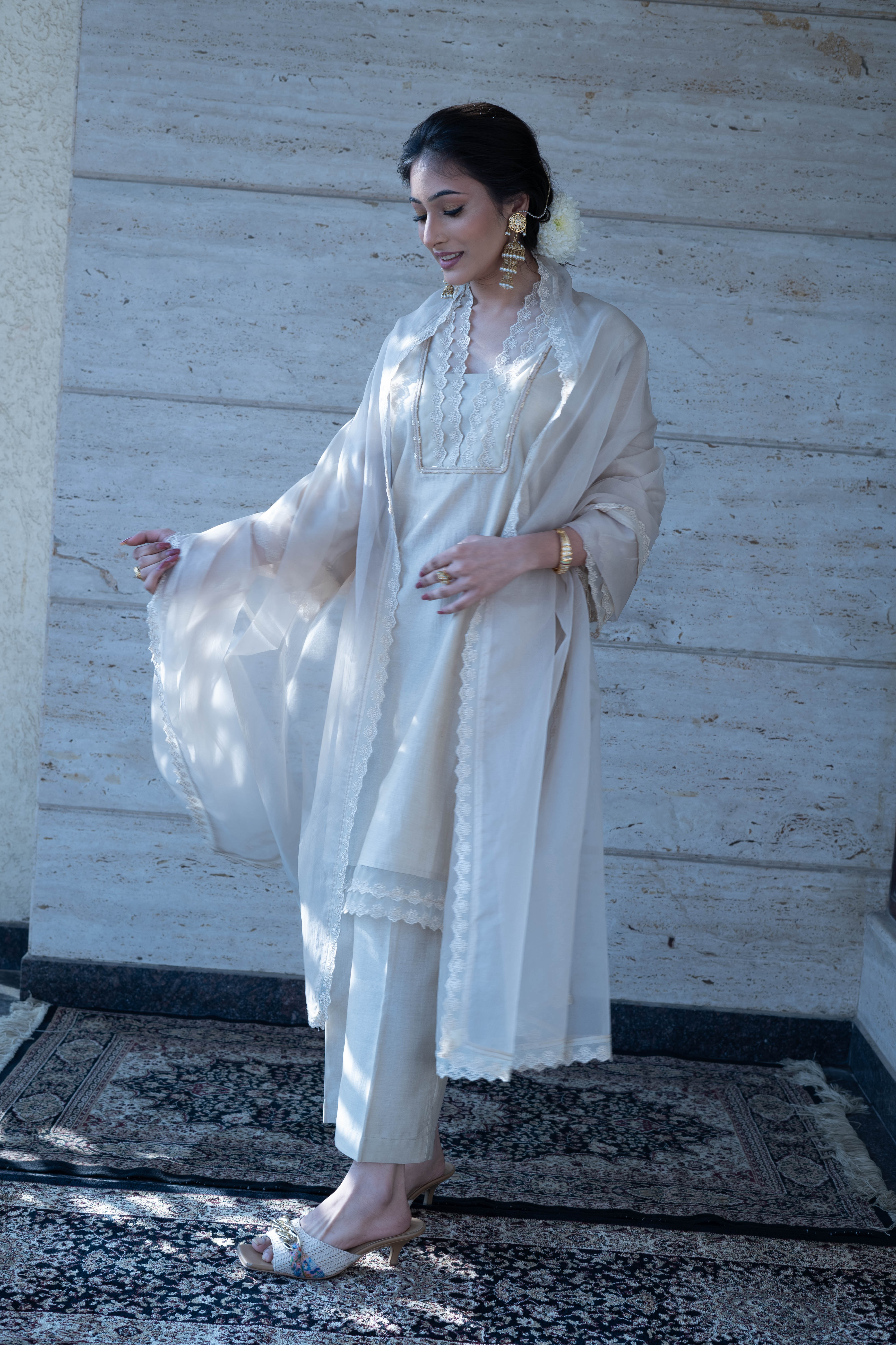 Grecian Ivory Suit Set