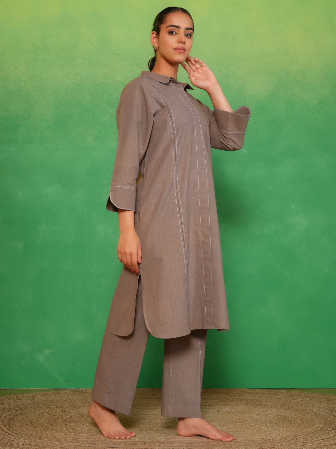 Earthen Grace Kurta Set