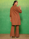 Mocha Charm Bellbottom Set