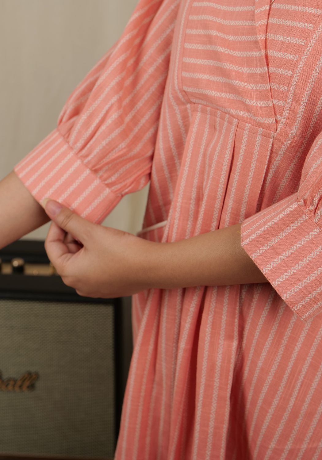 Peachy Pink Tunic Pant Set